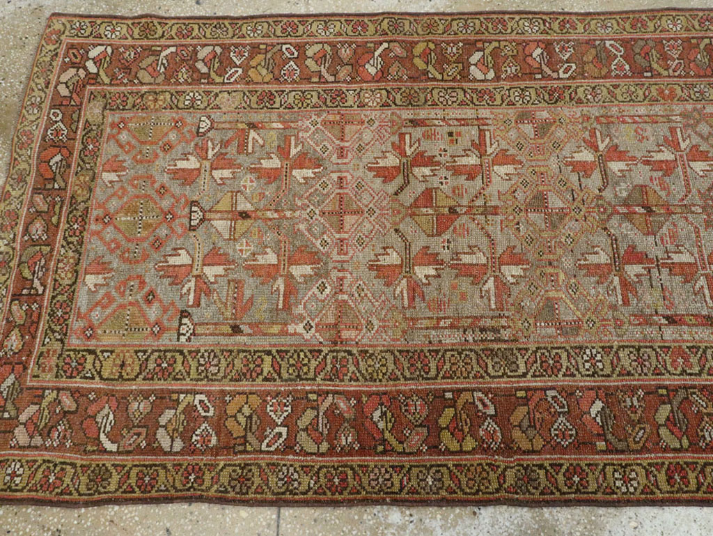 Antique Persian Kurdish Runner, No.23043 - Gss