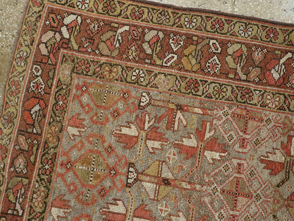 Antique Persian Kurdish Runner, No.23043 - Gss