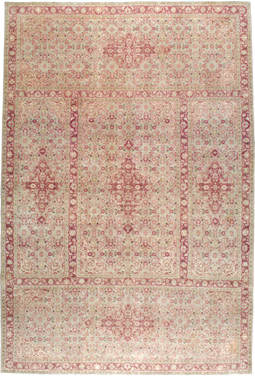 Antique Persian Tabriz Carpet, No.23047 - Gss