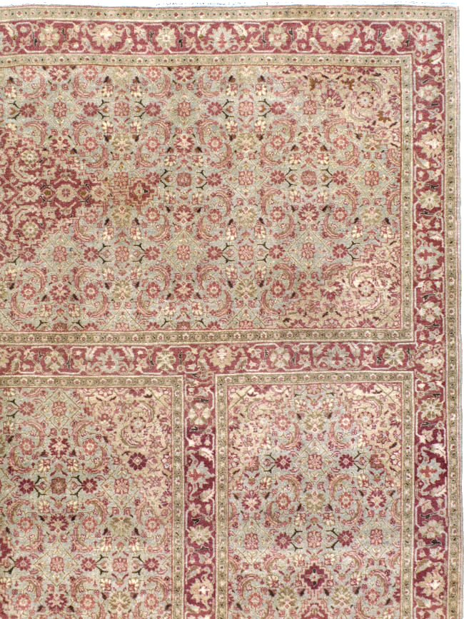 Antique Persian Tabriz Carpet, No.23047 - Gss