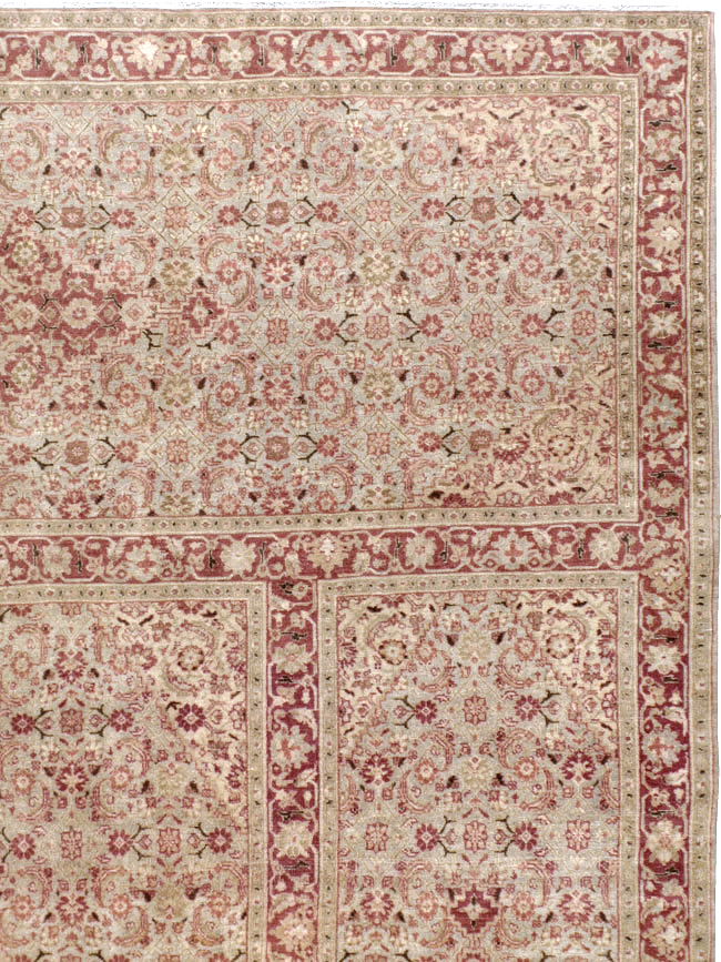 Antique Persian Tabriz Carpet, No.23047 - Gss