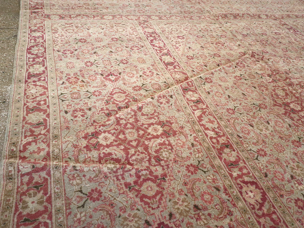Antique Persian Tabriz Carpet, No.23047 - Gss