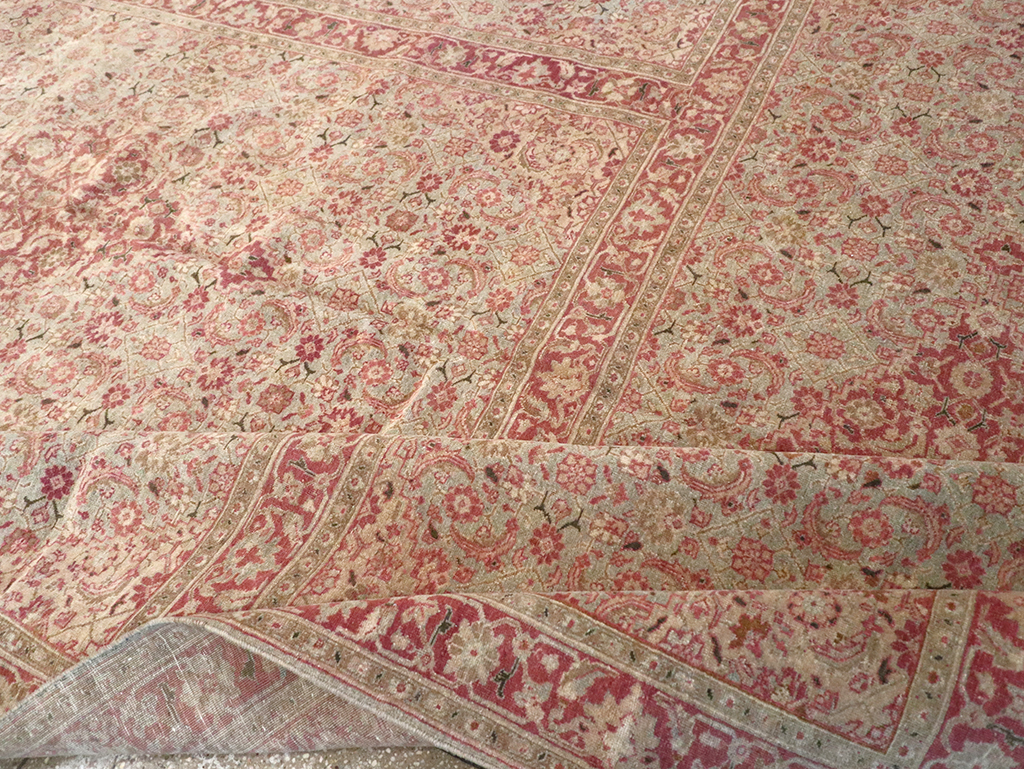 Antique Persian Tabriz Carpet, No.23047 - Gss