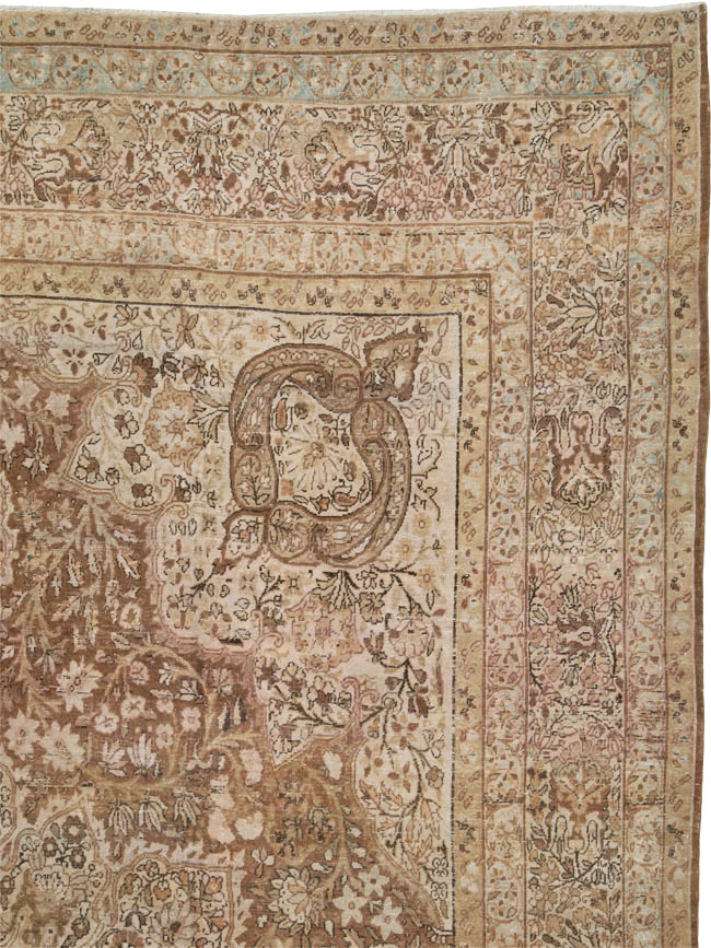 Antique Persian Lavar Kerman Carpet, No.23050 - Gss