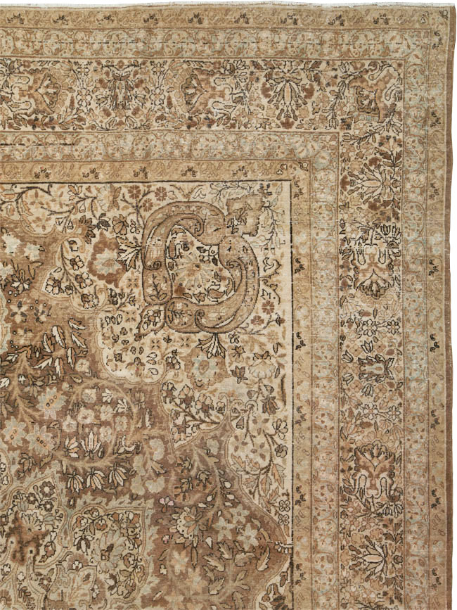 Antique Persian Lavar Kerman Carpet, No.23050 - Gss