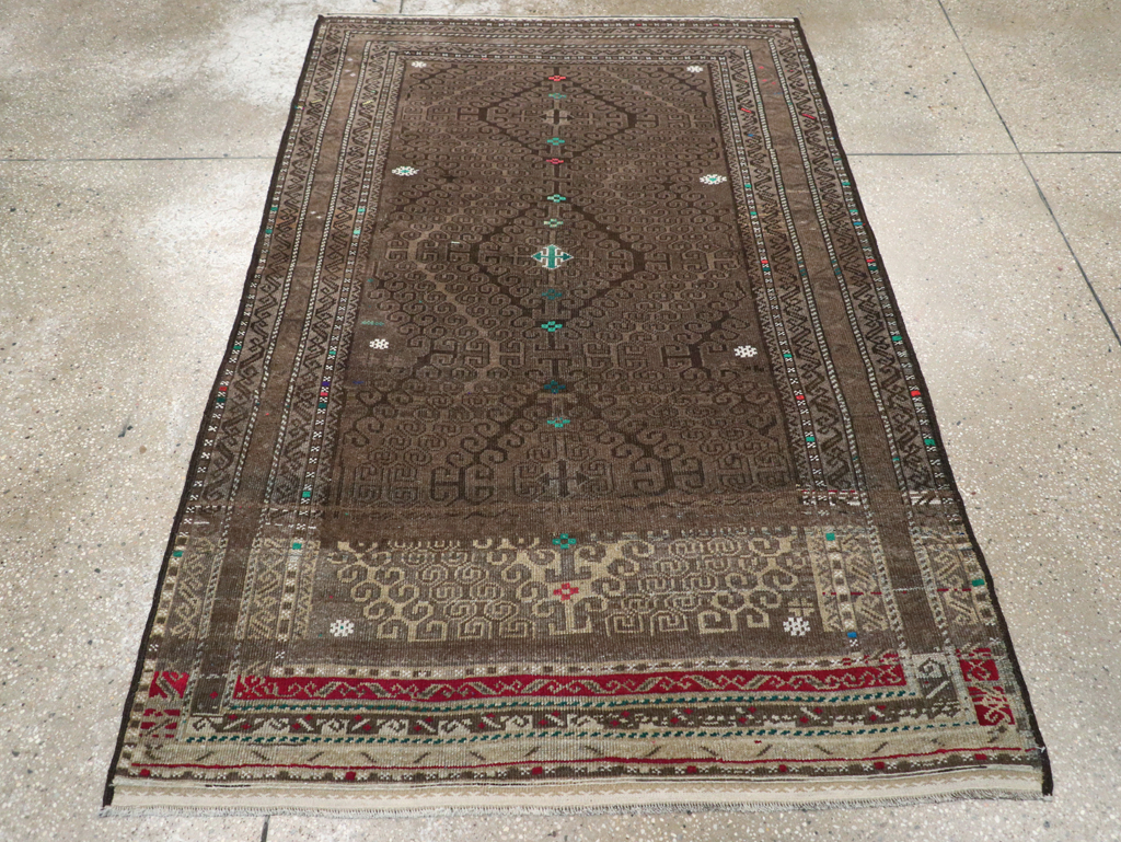 Vintage Persian Baluch Rug, No.23061 - Gss
