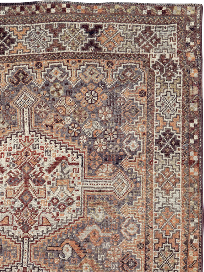 Antique Persian Shiraz Rug, No.23063 - Gss
