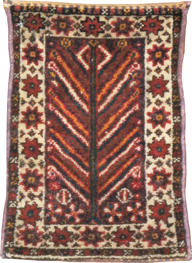 Antique Persian Bag Face, No.23066 - Gss