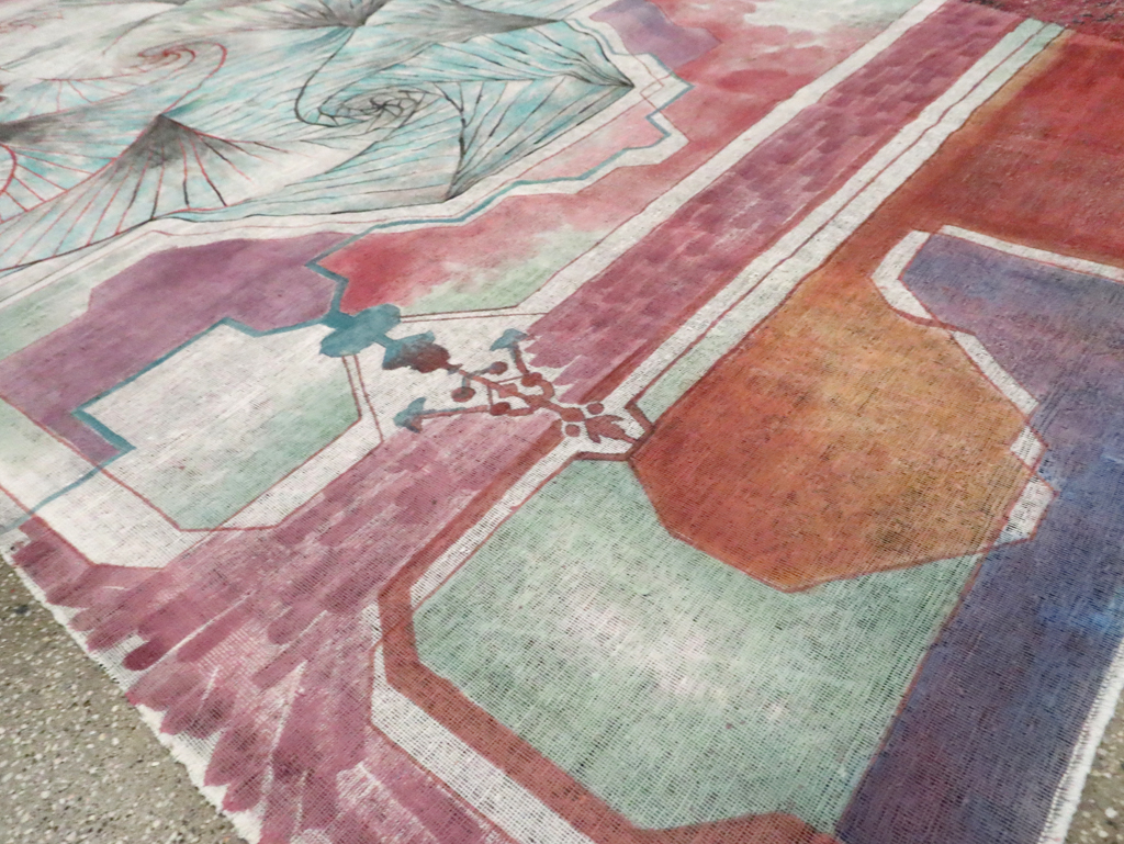 Vintage Persian Tabriz Carpet, No.23067 - Gss