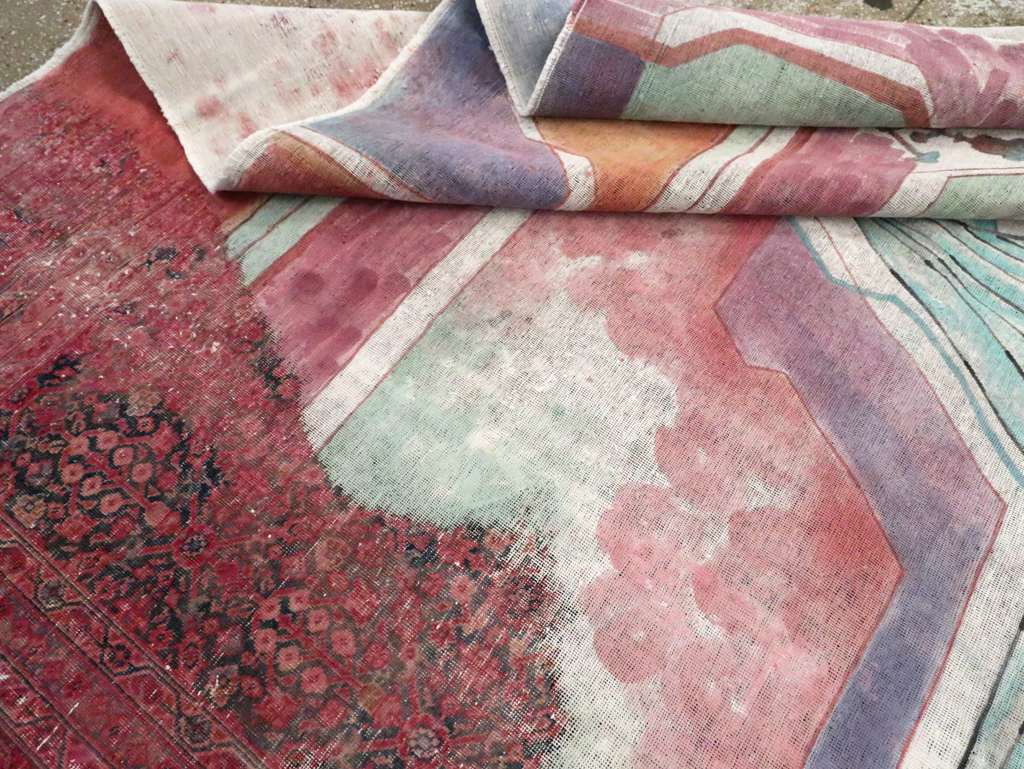 Vintage Persian Tabriz Carpet, No.23067 - Gss