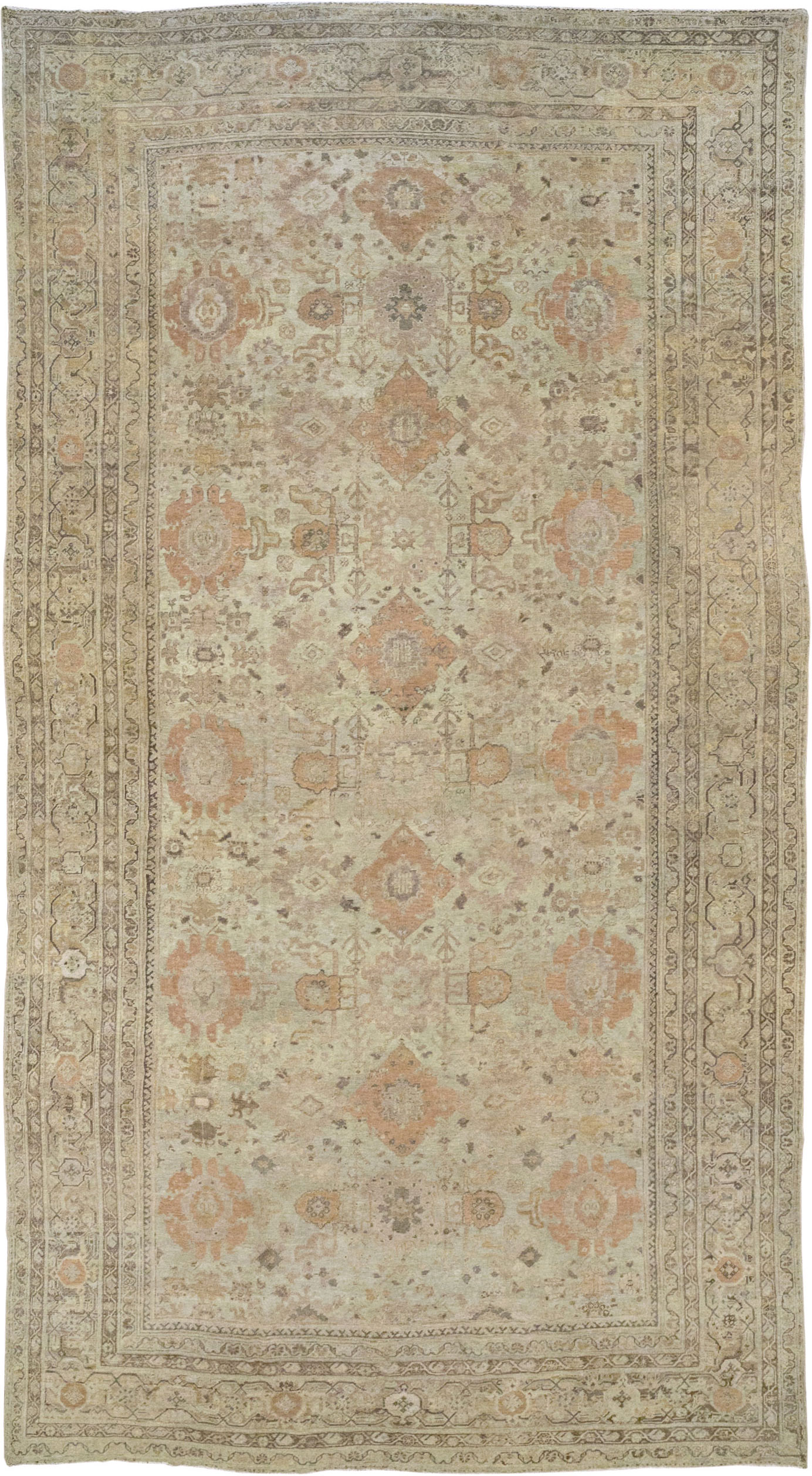 Antique Persian Mahal Oversize Carpet, No.23071 - Gss