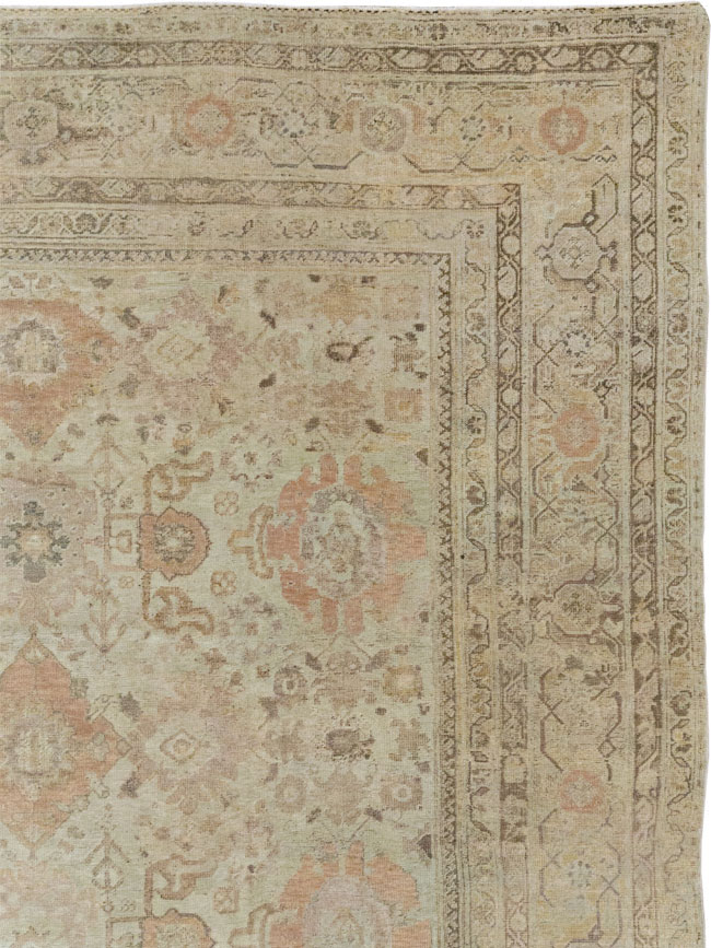 Antique Persian Mahal Oversize Carpet, No.23071 - Gss