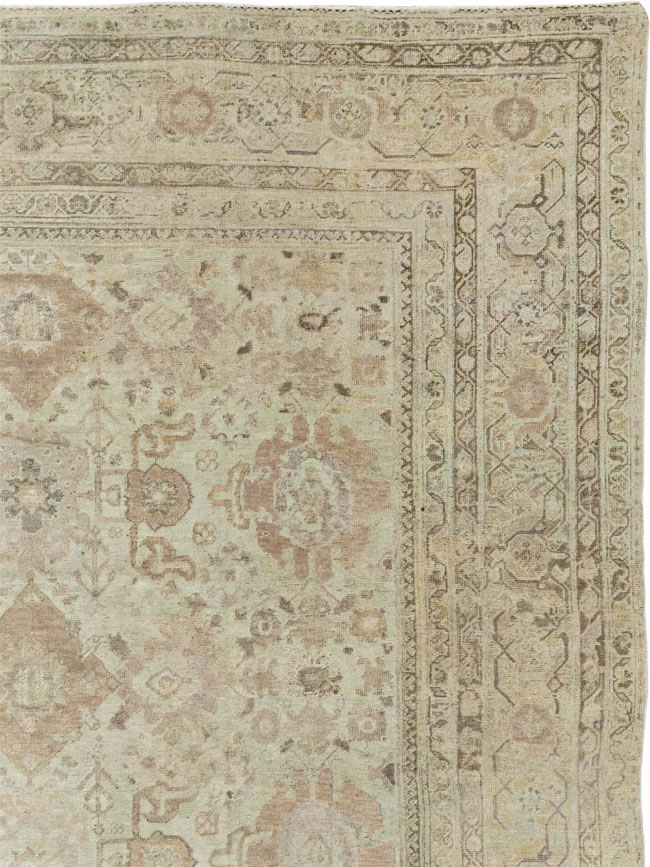 Antique Persian Mahal Oversize Carpet, No.23071 - Gss