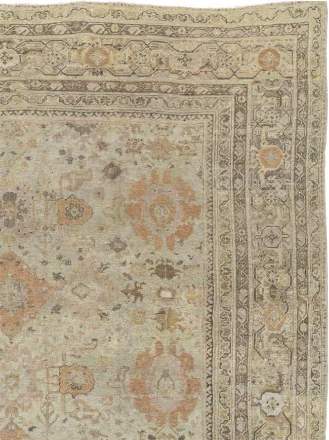 Antique Persian Mahal Oversize Carpet, No.23071 - Gss