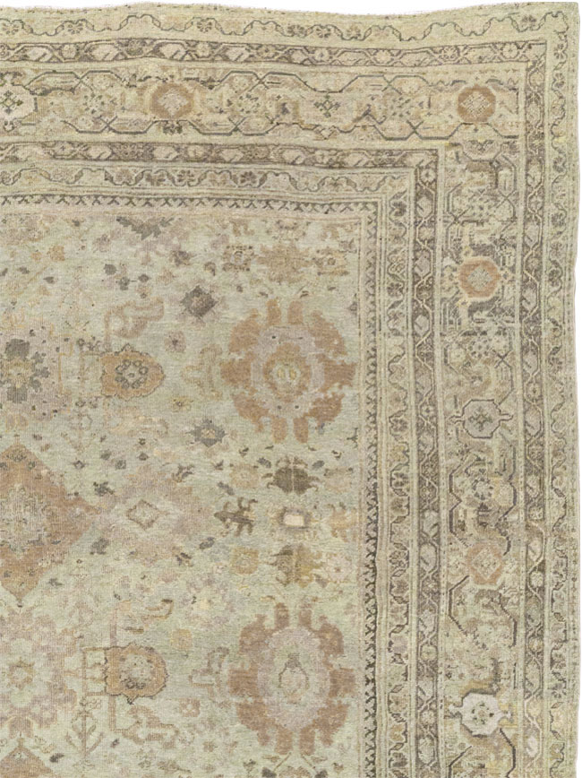 Antique Persian Mahal Oversize Carpet, No.23071 - Gss