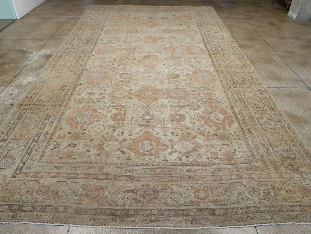 Antique Persian Mahal Oversize Carpet, No.23071 - Gss