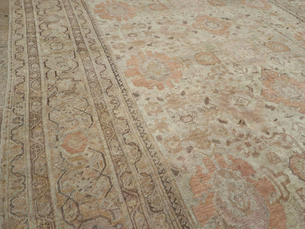 Antique Persian Mahal Oversize Carpet, No.23071 - Gss