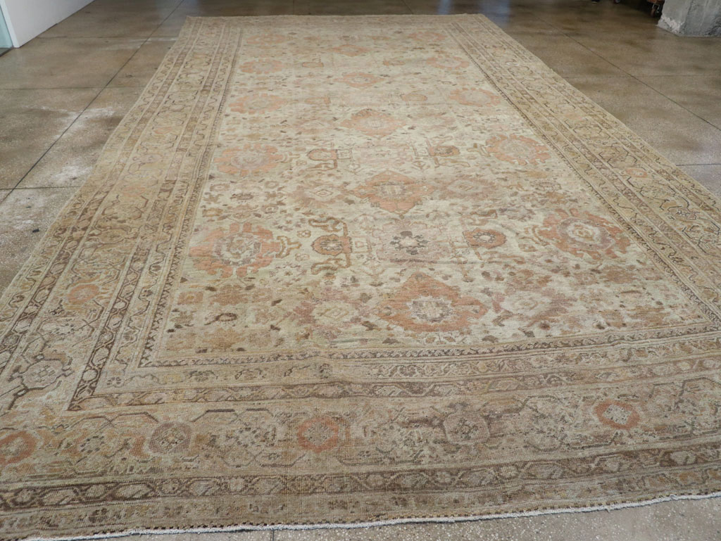 Antique Persian Mahal Oversize Carpet, No.23071 - Gss