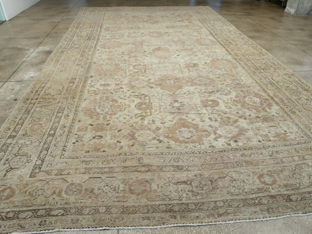 Antique Persian Mahal Oversize Carpet, No.23071 - Gss