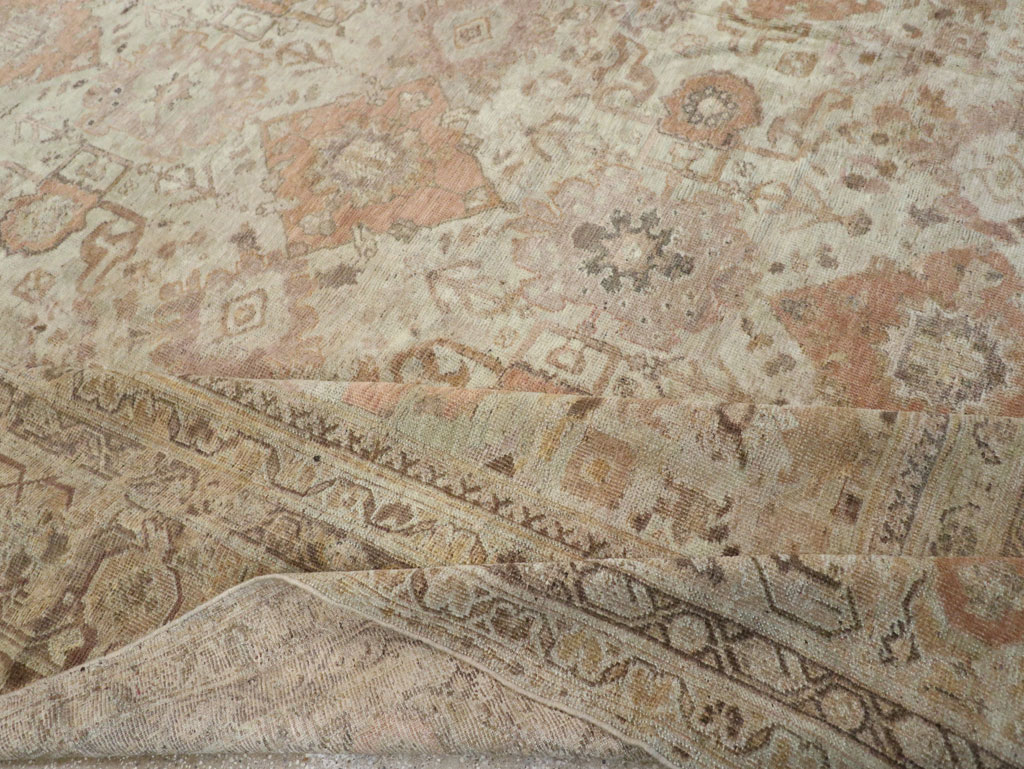 Antique Persian Mahal Oversize Carpet, No.23071 - Gss