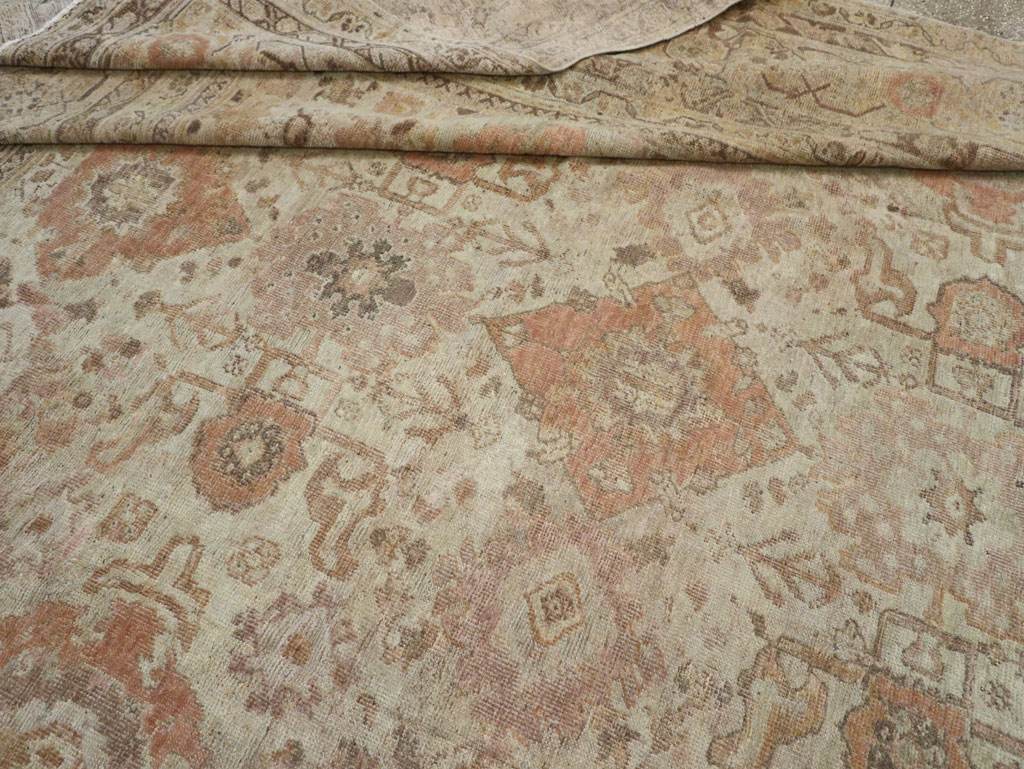 Antique Persian Mahal Oversize Carpet, No.23071 - Gss