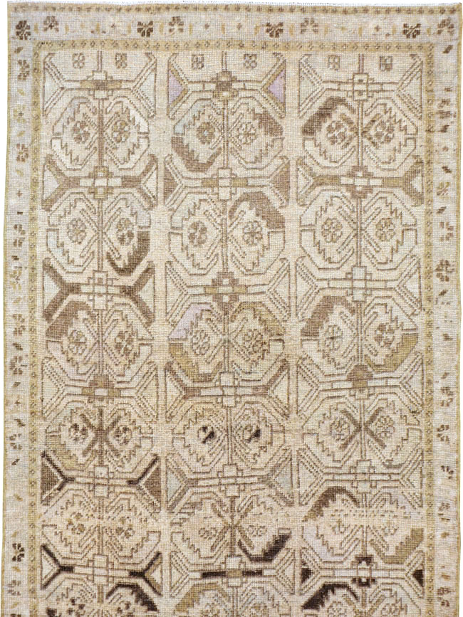 Vintage Persian Tabriz Runner, No.23073 - Gss