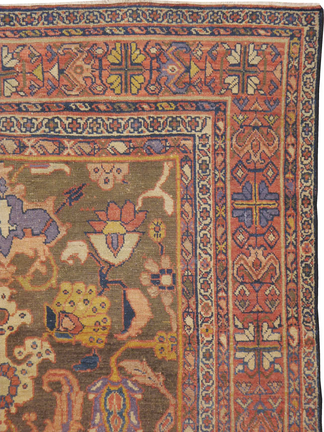 Antique Persian Mahal Carpet, No.23079 - Gss