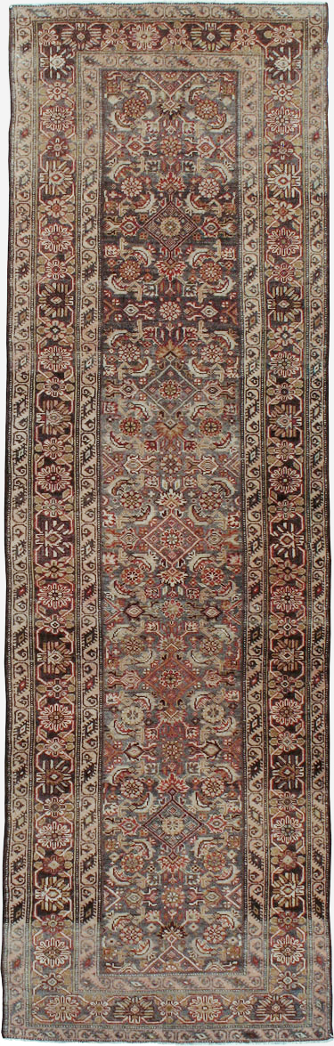 Vintage Persian Malayer Runner, No.23087 - Gss