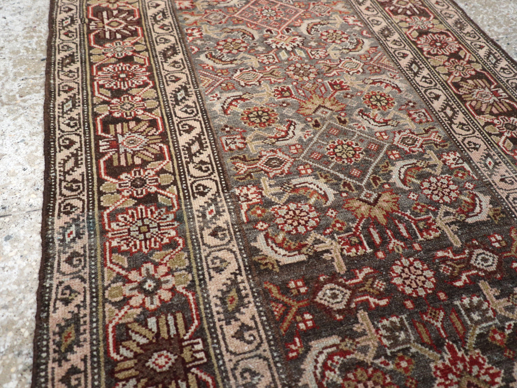 Vintage Persian Malayer Runner, No.23087 - Gss