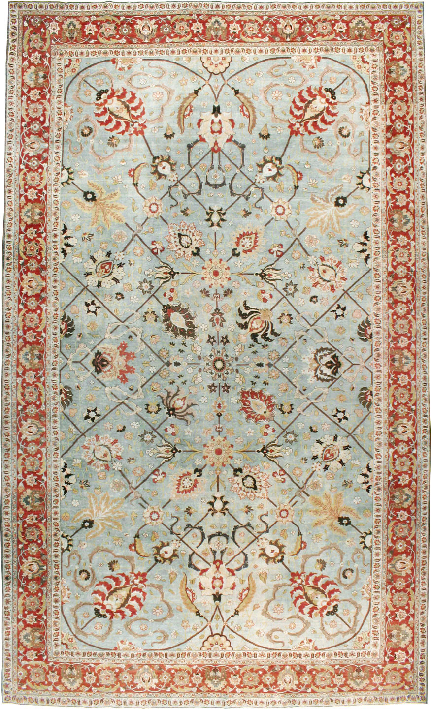Antique Persian Tabriz Carpet, No.23099 - Gss