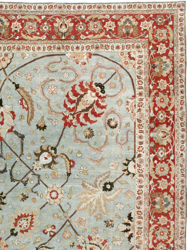 Antique Persian Tabriz Carpet, No.23099 - Gss