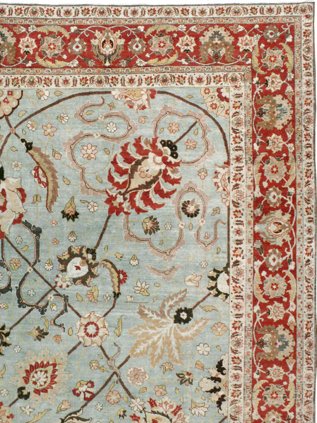 Antique Persian Tabriz Carpet, No.23099 - Gss