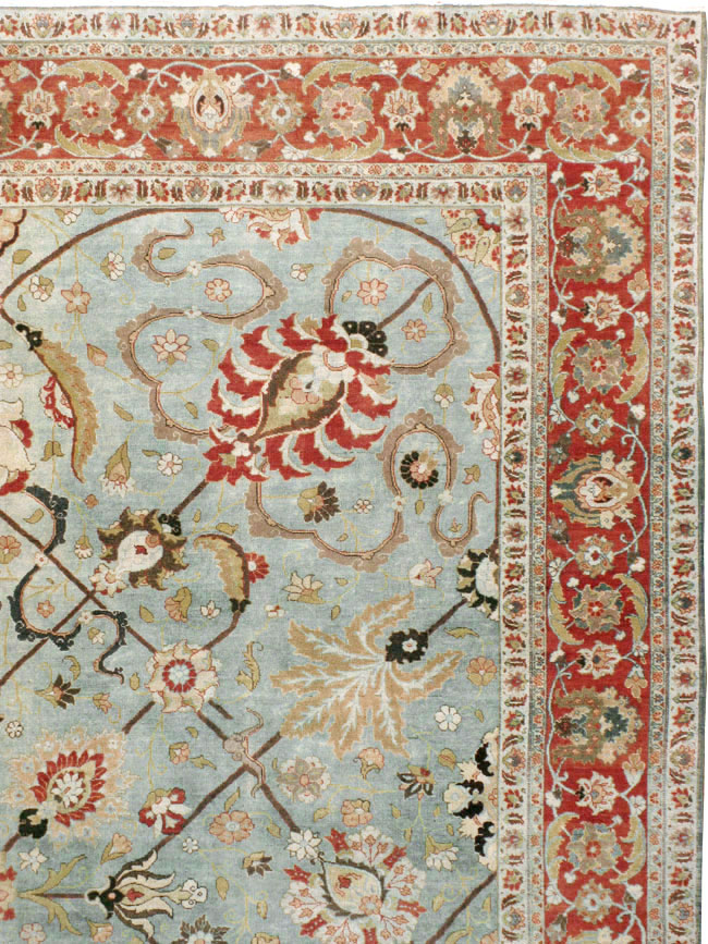 Antique Persian Tabriz Carpet, No.23099 - Gss