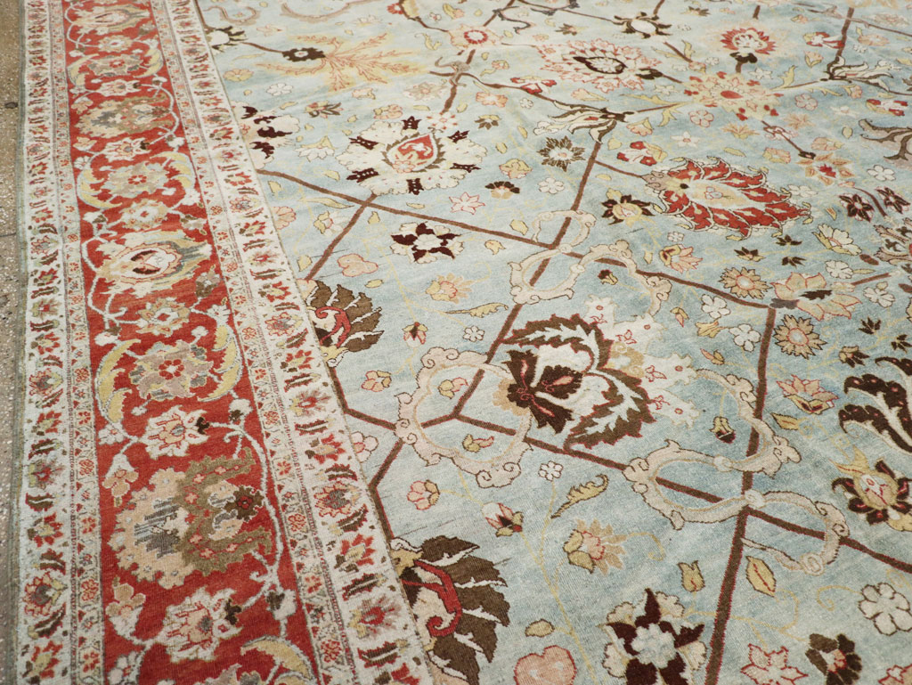 Antique Persian Tabriz Carpet, No.23099 - Gss