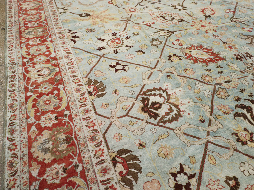 Antique Persian Tabriz Carpet, No.23099 - Gss