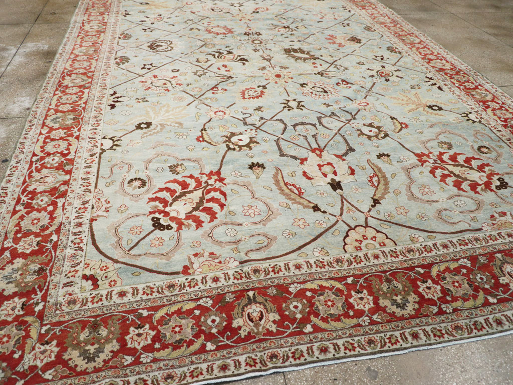 Antique Persian Tabriz Carpet, No.23099 - Gss