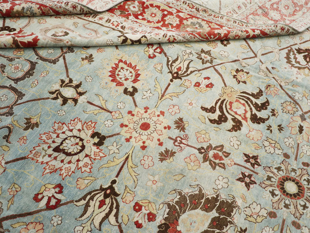 Antique Persian Tabriz Carpet, No.23099 - Gss