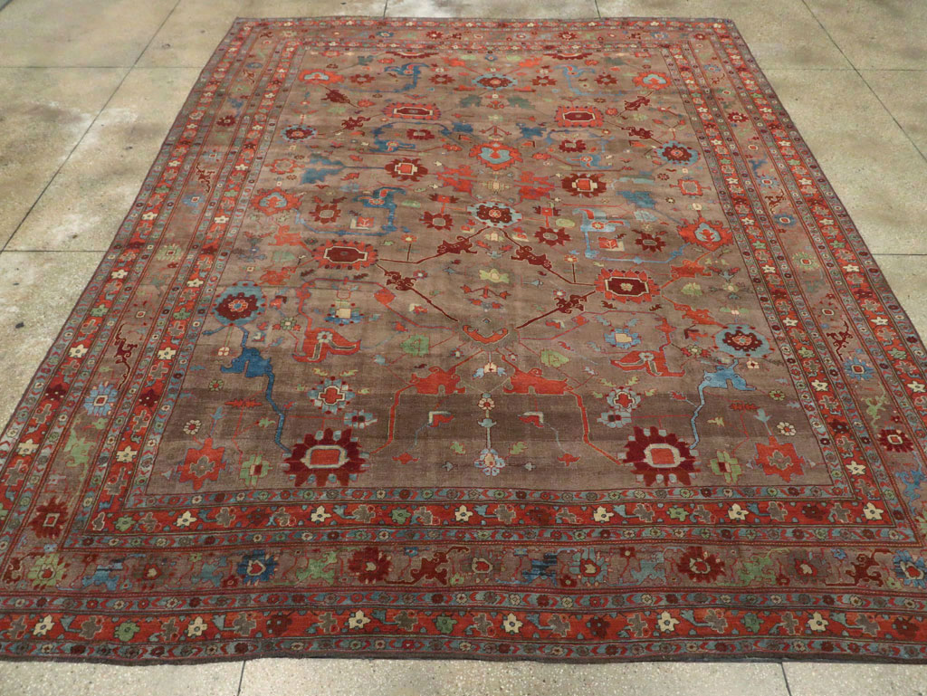 Antique Persian Kurd Bidjar Room Size Carpet, No.23100 - Gss