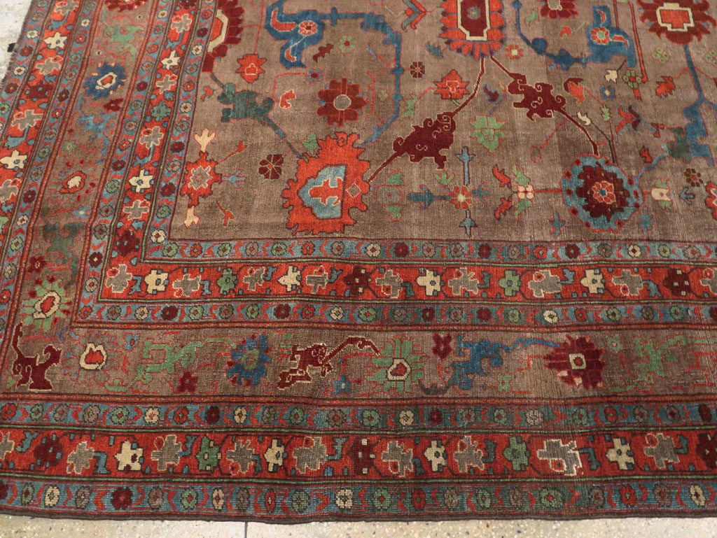 Antique Persian Kurd Bidjar Room Size Carpet, No.23100 - Gss