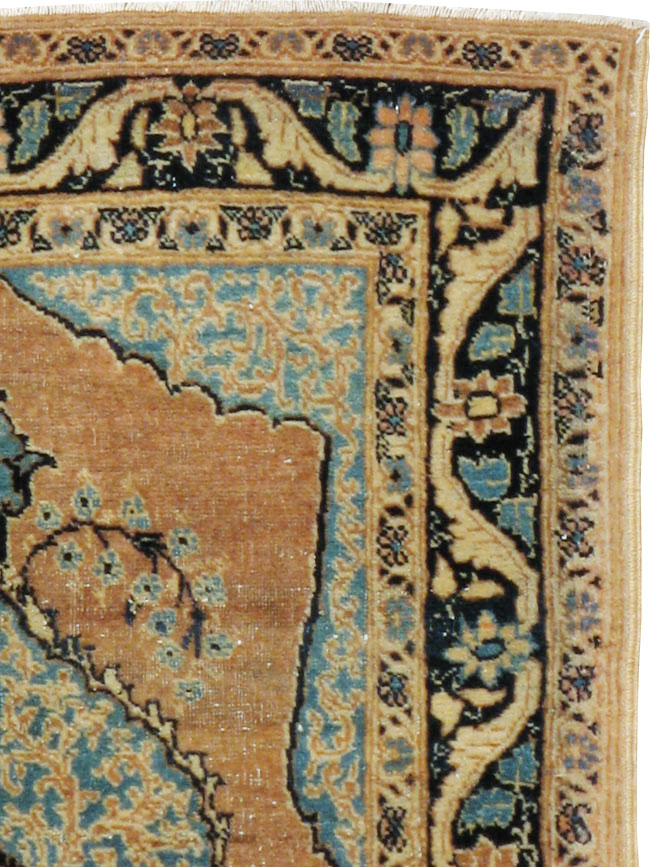 Antique Persian Tabriz Hagi Jalili Rug, No.23104 - Gss