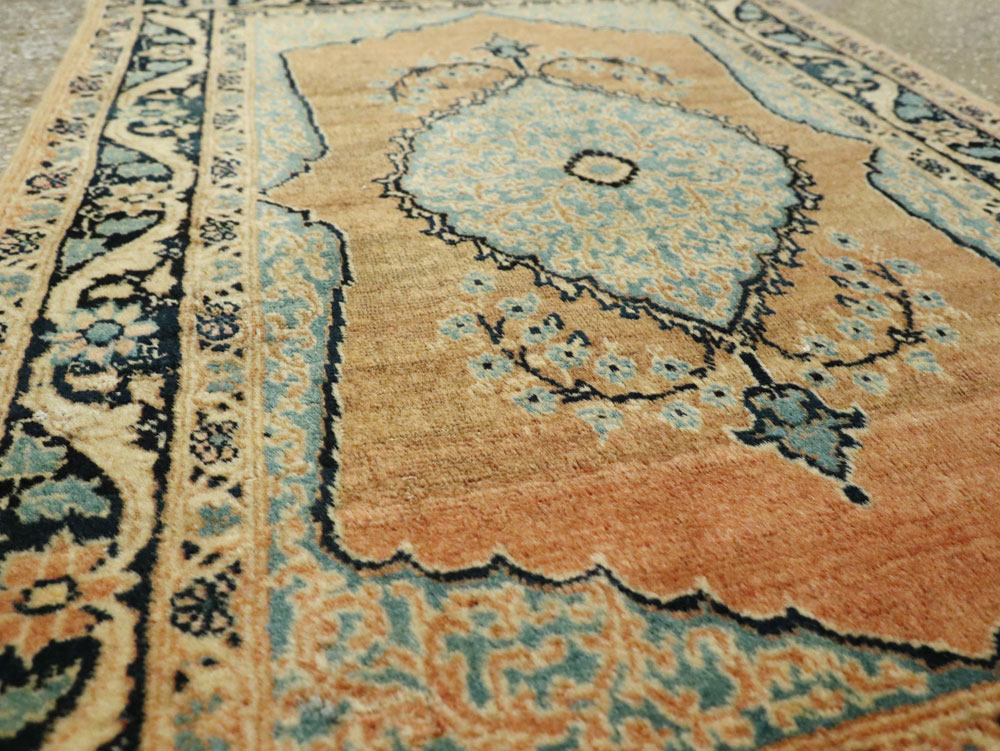 Antique Persian Tabriz Hagi Jalili Rug, No.23104 - Gss