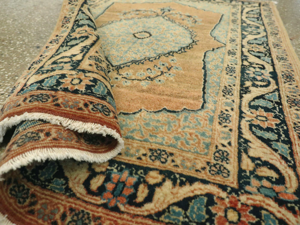 Antique Persian Tabriz Hagi Jalili Rug, No.23104 - Gss