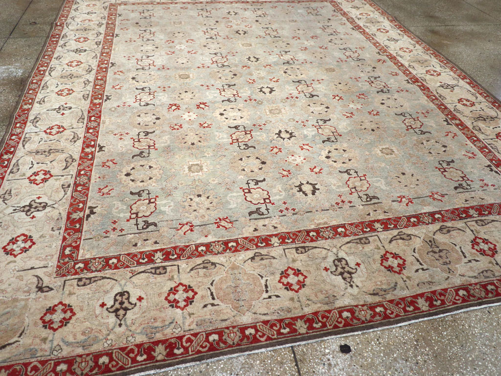 Vintage Persian Tabriz Rug, No.23108 - Gss