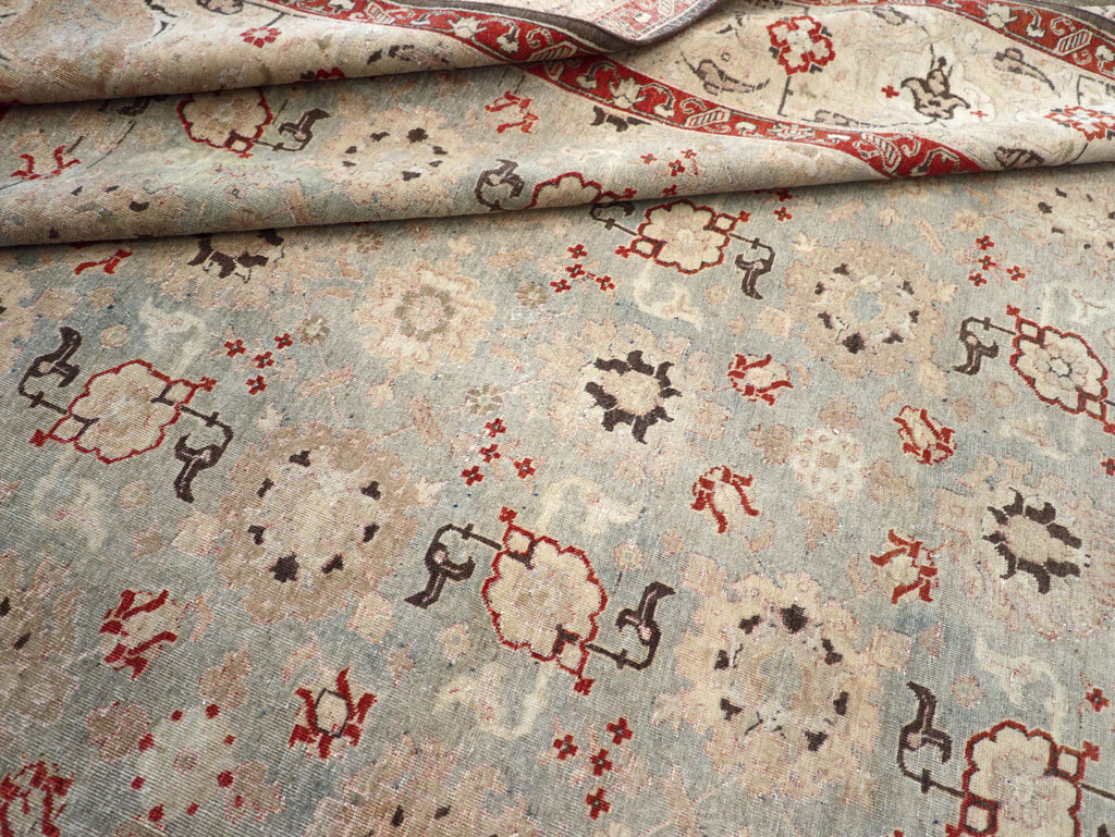 Vintage Persian Tabriz Rug, No.23108 - Gss