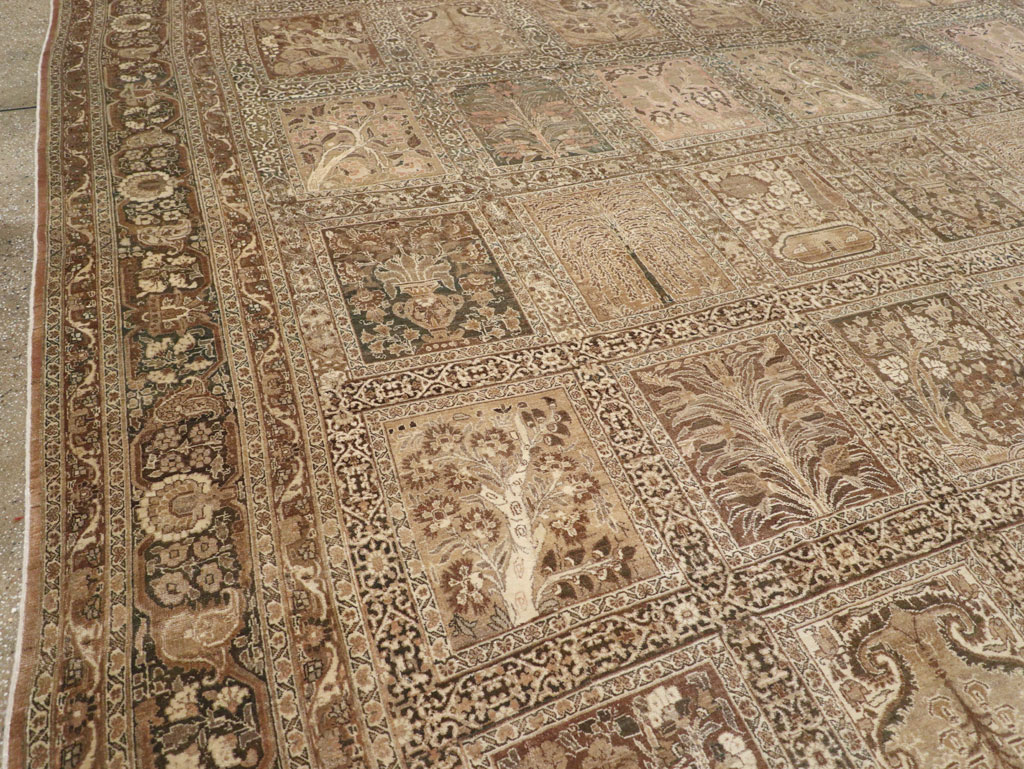 Antique Persian Tabriz Large Carpet, No.23112 - Gss