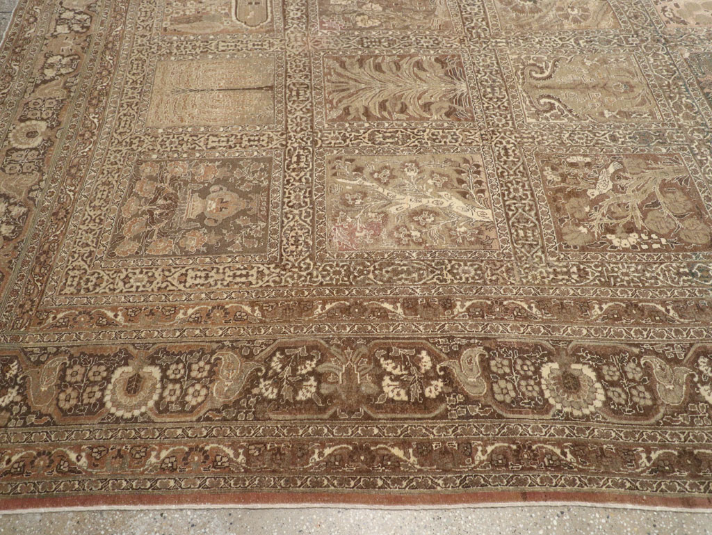 Antique Persian Tabriz Large Carpet, No.23112 - Gss