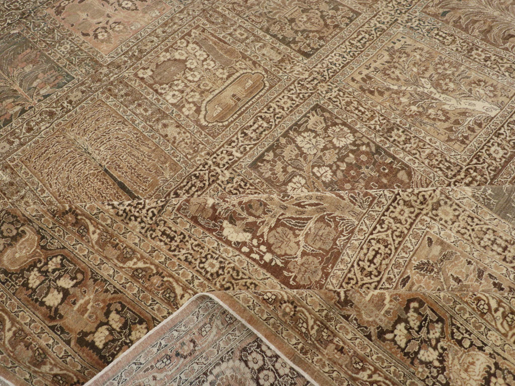 Antique Persian Tabriz Large Carpet, No.23112 - Gss