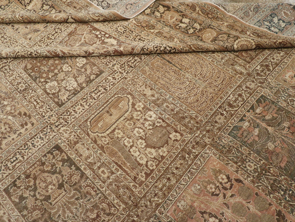 Antique Persian Tabriz Large Carpet, No.23112 - Gss