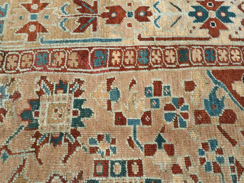 Antique Persian Heriz Square Carpet, No.23118 - Gss