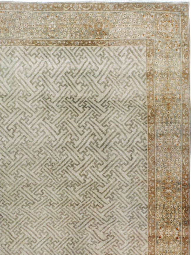 Antique Indian Lahore Carpet, No.23122 - Gss